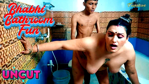 Bhabhi Bathroom Fun Uncut Hindi Hot Short Film