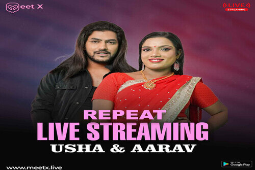 Usha and Aarav Hindi Hot Live Show