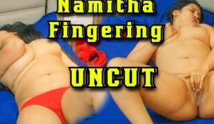 Namitha Fingering Her Pink Pussy
